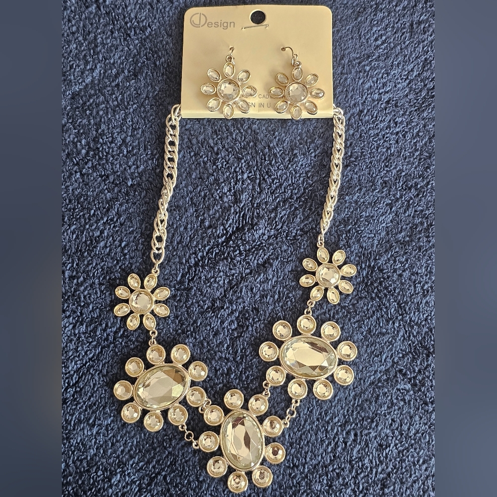 Bling Necklace & Earing Set